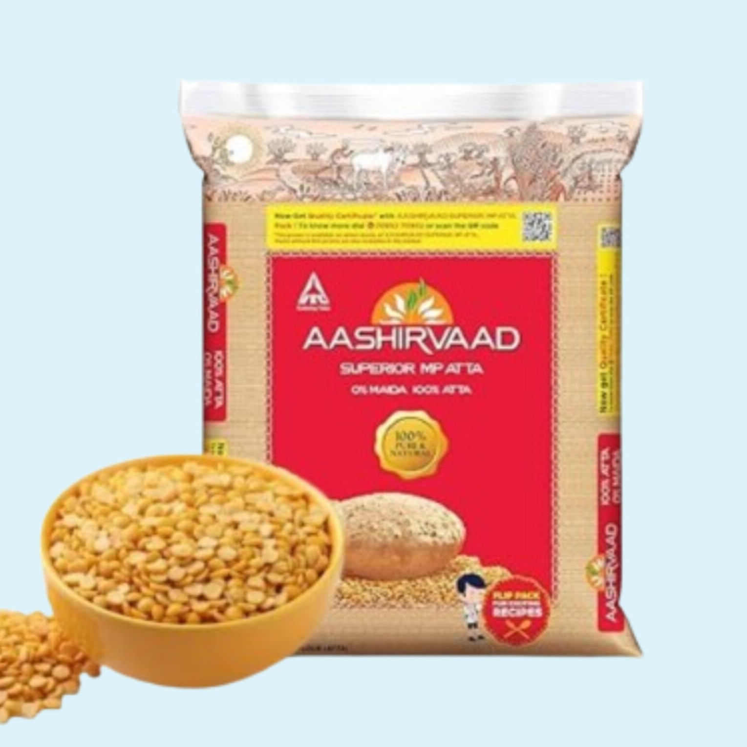Atta, Rice & Dal
